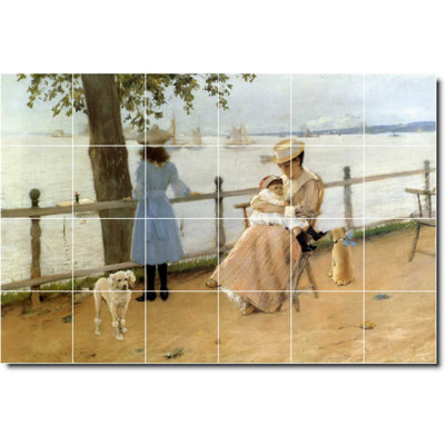 72" x 48" Ceramic Painting Decorative Mural Tile 12" x 12"