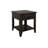 Dark Teak 1 Drawer, 1 Shelf, End Table