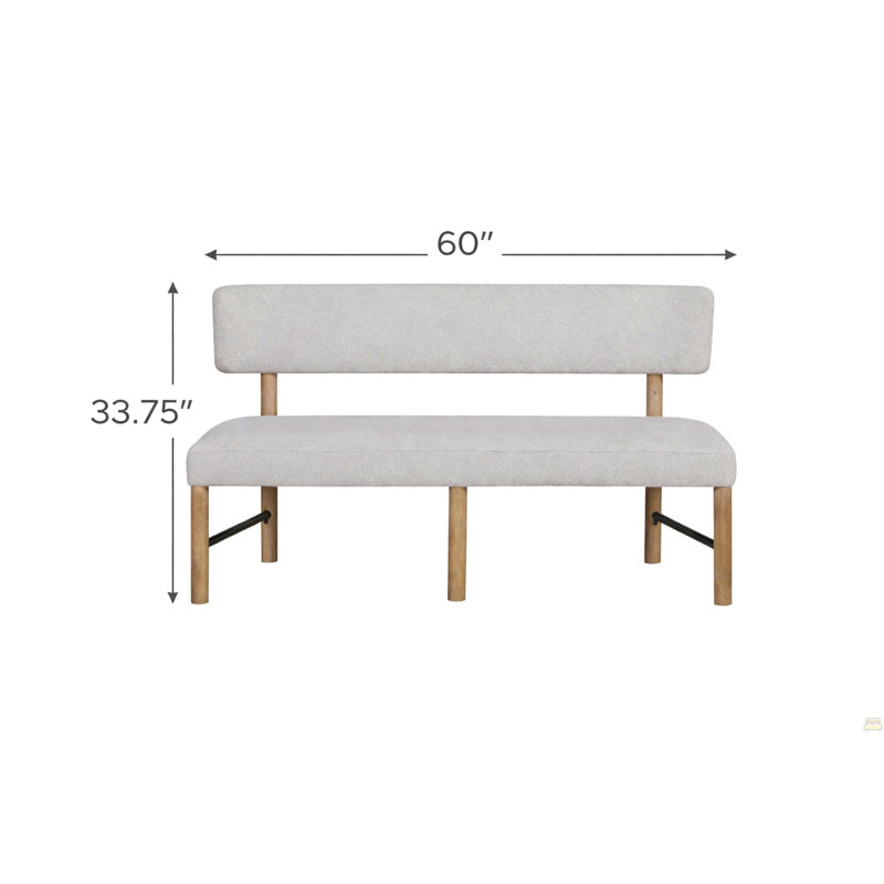 Banc de salle à manger rembourré