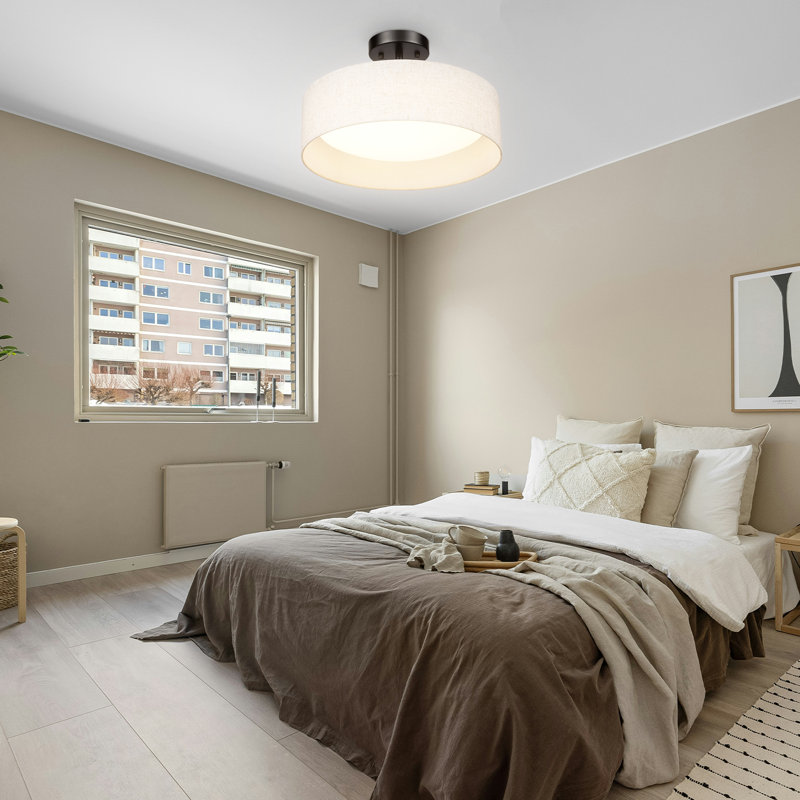Dimmable Round Flush Mount