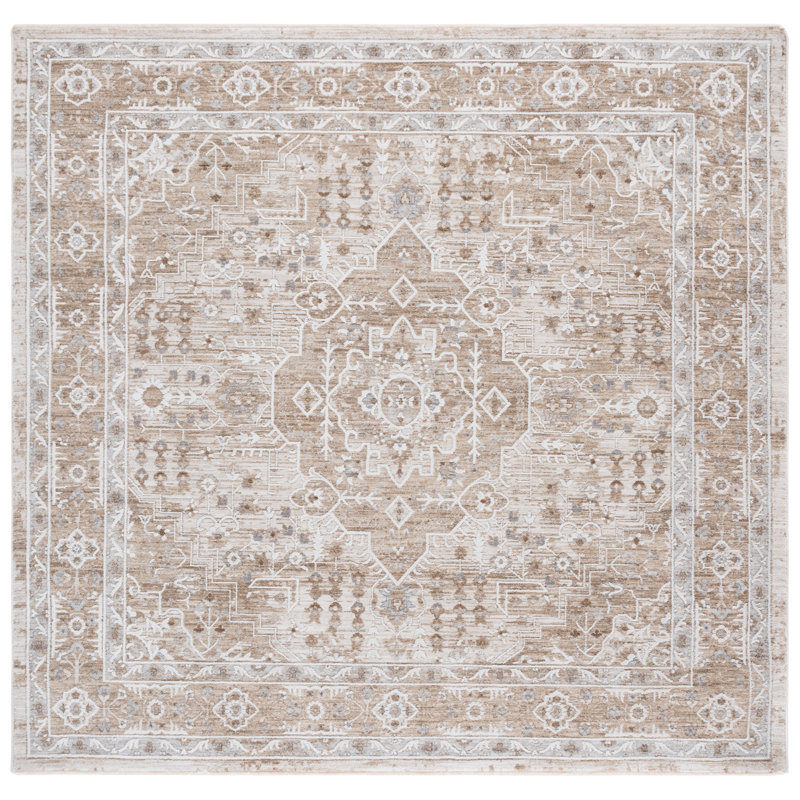 Finley 304 Performance Oriental Rug, Square 6'7"