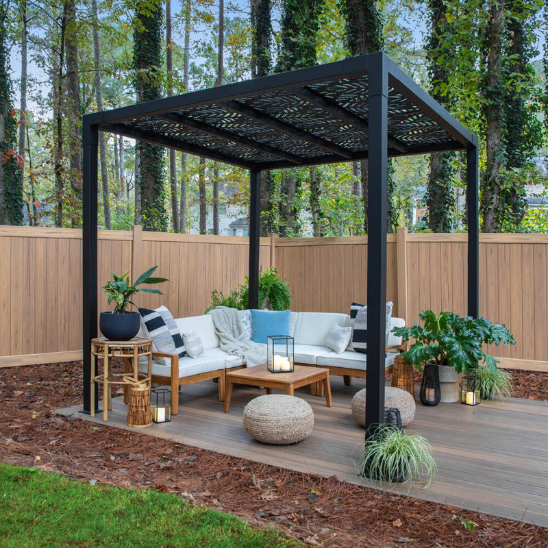 8 Ft. W x 8 Ft. D Aluminium Pergola