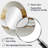Gold Sahara Desert Abstract Landscape I - Modern Oval Wall Mirror-2081334258