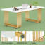 Bureau, bureau de direction élégant, bureau d'ordinateur fonctionnel