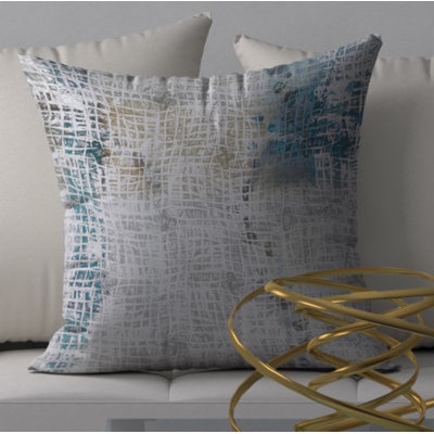 Abstract Reversible Throw Pillow