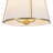 3-Light Modern Farmhouse Chandelier With Off-White Fabric Shade-1458685320