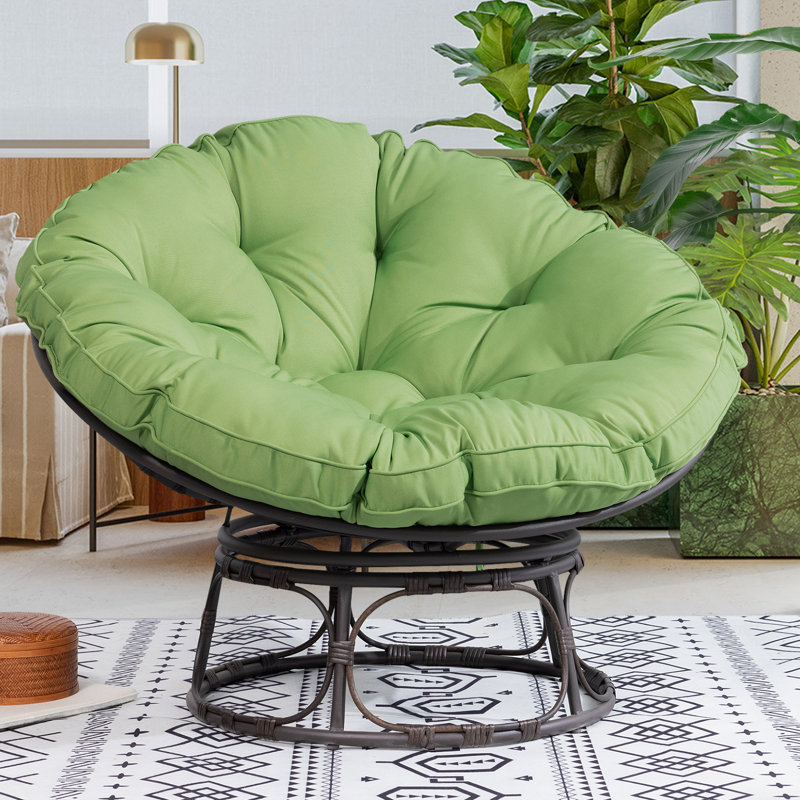 Chaise Papasan toutes saisons avec coussin Eneas, vert
