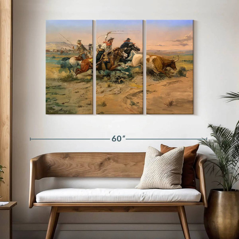 Lelar The Herd Quitter, 32" H x 50" W