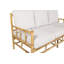 Hakan 180cm Wide Wicker Patio Sofa with Cushions
