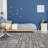 Ottohome Non-Slip Boxes Area Rug For Living Room, Hallway, Gray-733174532