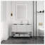 Meuble-lavabo sur pied simple 47,2 po avec plateau en céramique Hollice-1727162715