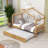 Wood Daybed with Twin Size Trundle, Legs and Slats-824170363-824170342