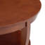Table basse 30 "en bois de noyer avec tablette