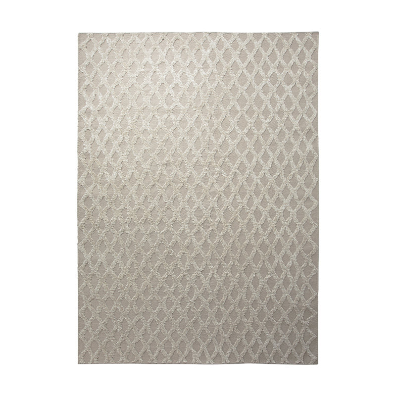 Cyclone Geometric Wool Hand Woven Area Rug, 80  x 150cm