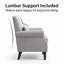 Fauteuil d'appoint rembourré avec coussin-655052730