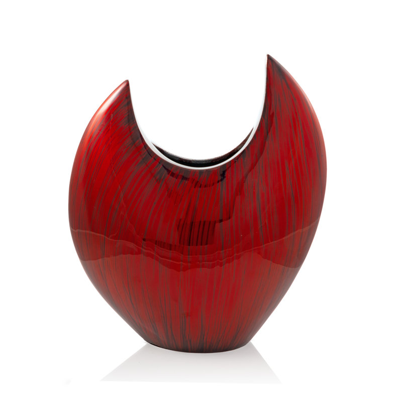 Vase de table en aluminium 14 po