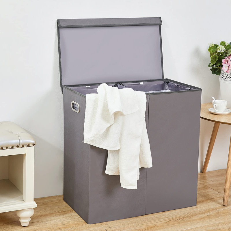 Laundry Hamper, Dark Gray