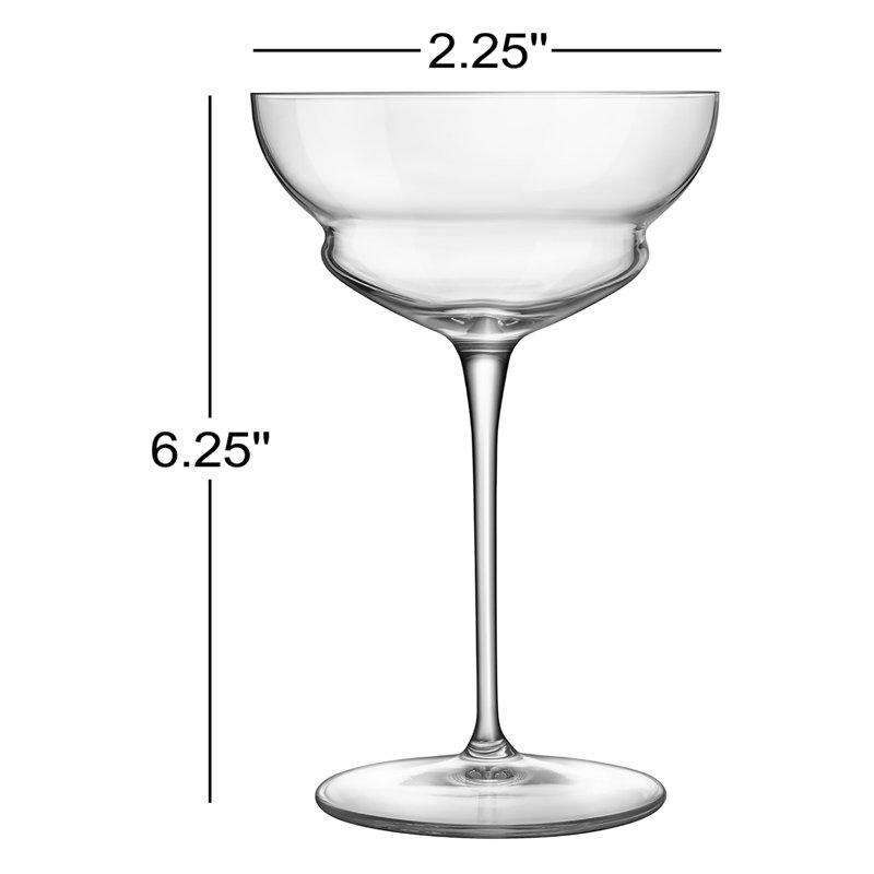 Back Back's 20s 8,25 oz. Verres à cocktail spéciaux Hemmingway