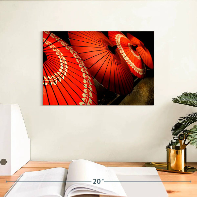 Parasols japonais Kerner, H 8 po x l 12 po