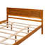 Base de lit plateforme avec tête de lit, support à lattes de bois, aucun sommier requis, grand-815297215