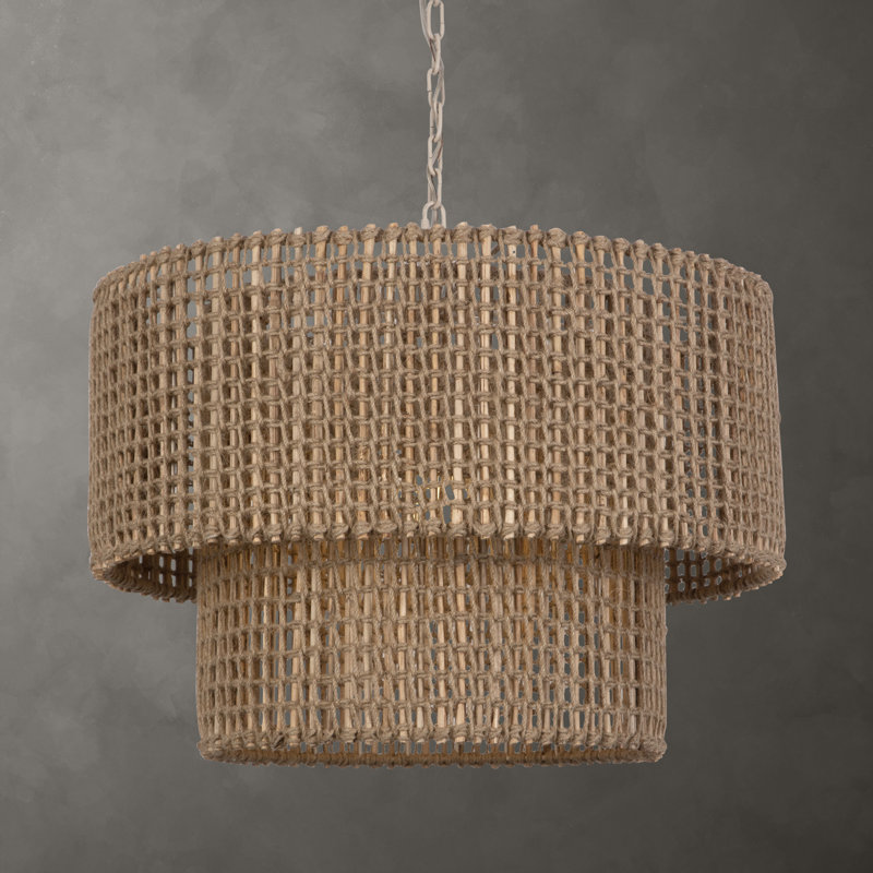 Luminaire suspendu cylindrique à 1 lumière Avayiah