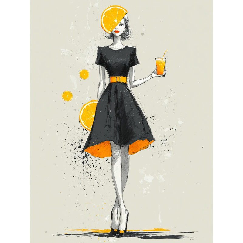 Citrus Charm Wrapped Canvas Wall Art