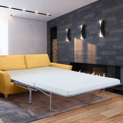 Canapé-lit pliable de remplacement en mousse à mémoire de forme avec matelas à mémoire de forme 4 po, canapé non inclus