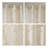 Palm Leaf Burnout Window Sheer Natural 50X84"-1074494857