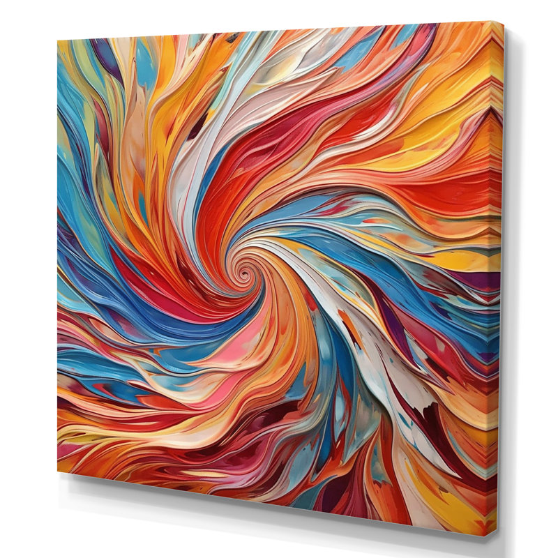 Spiral Symphony IV sur impression sur toile, H 36 po x l 36 po x P 1,5 po, Toile tendue