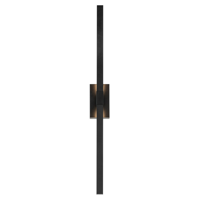 Nocar 48" Outdoor LED Wall Light in Textured Black, 48" Height