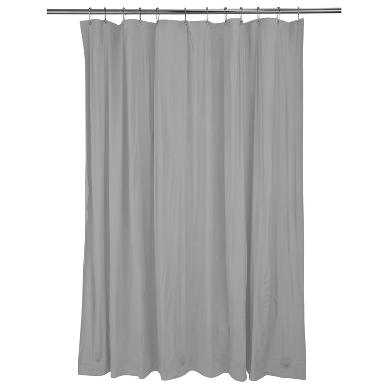 Doublure de rideau de douche Clairette, Argent