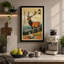 Mountain Deer Japandi - Wrapped Canvas-1193588974-1193588979