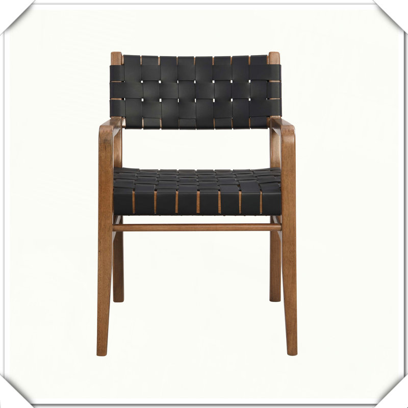 Chaise de salle à manger 2 pièces ergonomique, confortable, élégante, durable, pratique, robuste, Noir