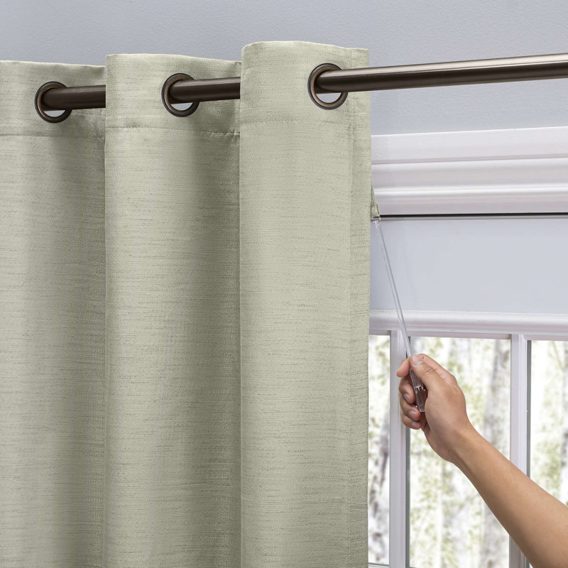 Rideaux haut de gamme Jaronda, Sauge argentée, l 54 po x L 45 po