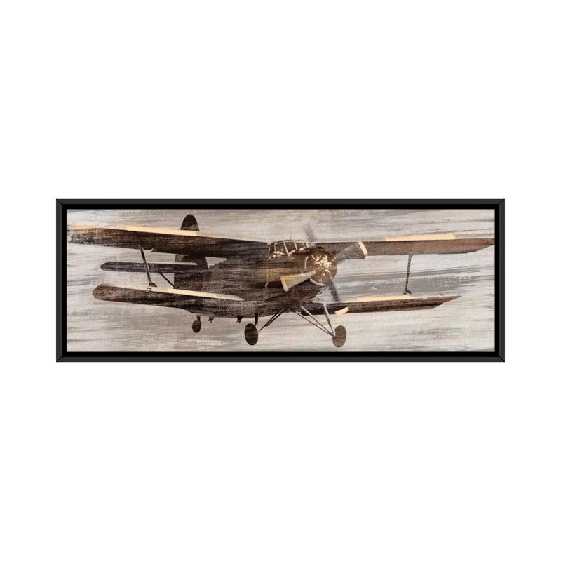 «Craving Altitude» par Edward Selkirk, impression sur toile tendue, H 12 po x l 36 po x P 1,5 po, Toile avec cadre noir
