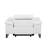 Top Grain Italian Leather Power Reclining Arm Chair with Power Headrests-649976434