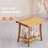 Teak Shower Bench, 20 x 14.3 x 17.9 in, 400 lbs Maximum Load Capacity Shower Chair Seat, Waterproof Wood Shower Stool with Storage Shelf Non-Slip Foot Pads