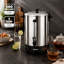 GEEPAS Electric Catering Urn, Instant Hot Water Boiler Dispenser - Tea Urn Kettle Home Brewing Commercial or Office Use with Keep Warm- Easy Pour Tap, Stainless Steel – 2 Year Warranty-124215822