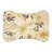 Neutral Leaves - 1 Piece Bone Shape Feeding Mat
