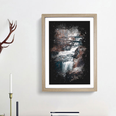 Forest In Norway - Single Picture Frame Painting on MDF