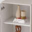Armoire de rangement, porte en verre de 99 po, porte en verre de 62,99 po de hauteur, deux tiroirs et une tablette réglable