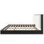 Structure de lit plateforme en bois massif avec tête de lit tapissier Boucle, aucun sommier tapissier requis-133333225-133333221