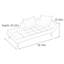 Chaise longue en similicuir durable-100355662-100355663