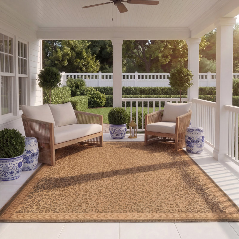 Colturo Performance Animal Print Indoor/Outdoor Area Rug, Rectangle 8' x 11'
