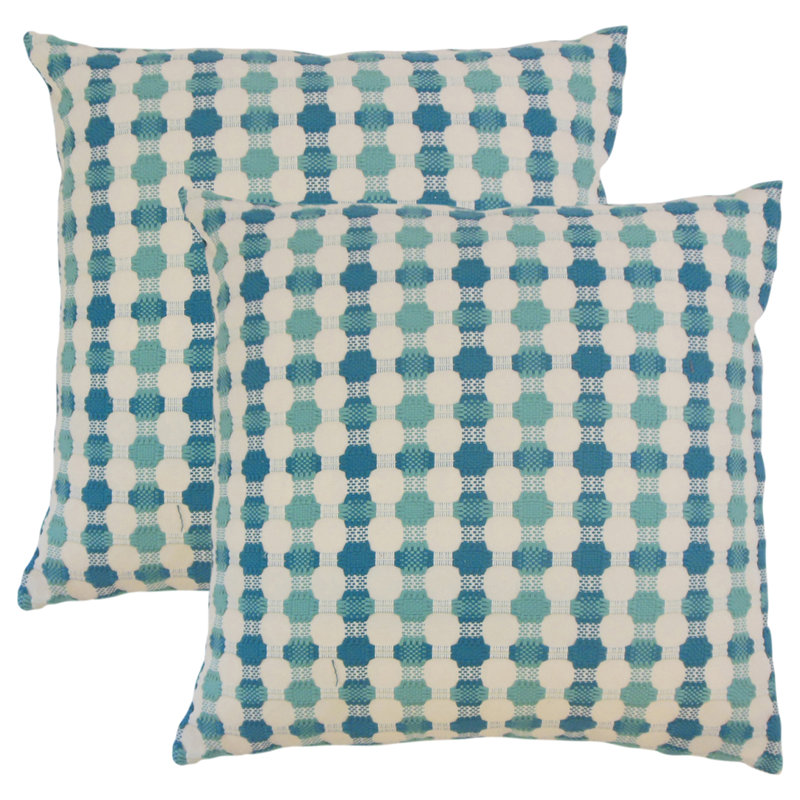 Coussin décoratif géométrique , Bermudes