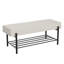 Banc de rangement capitonné et capitonné-1002766493