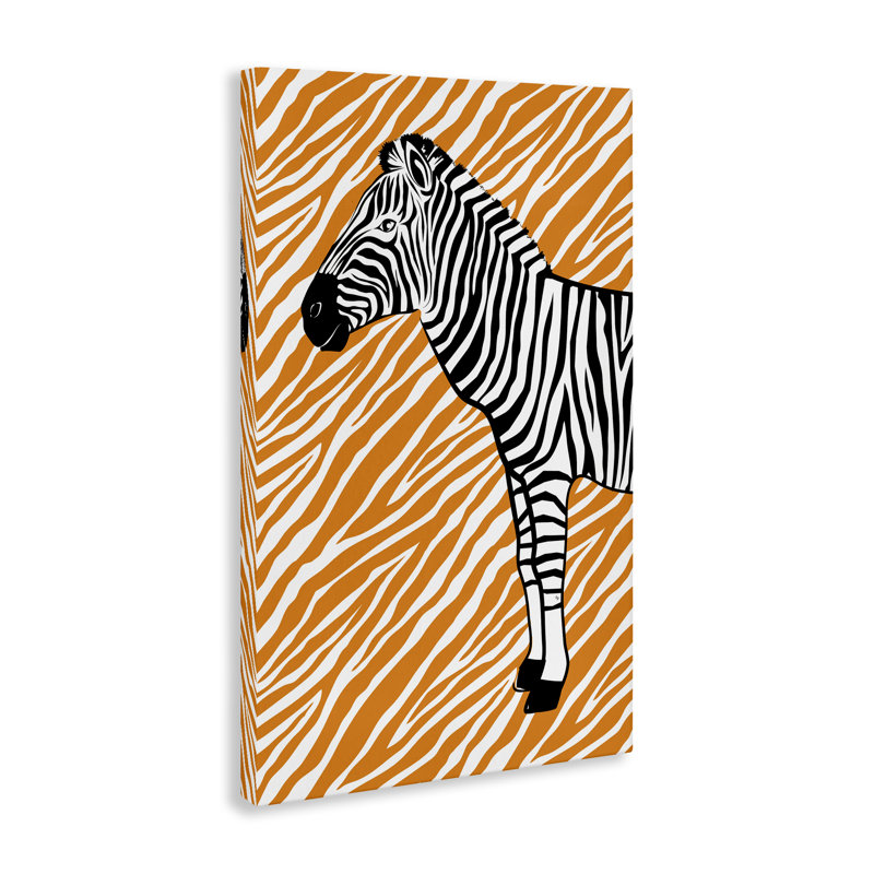 «Zebra Stripes» par Martina Pavlova, H 45 po x l 30 po
