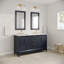 Elizabeth 60" Double Bathroom Vanity Set with Mirror-1498057493-1498057498