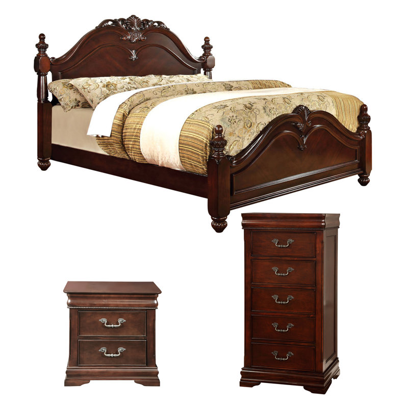 Ensemble de chambre à coucher personnalisable Cherisse