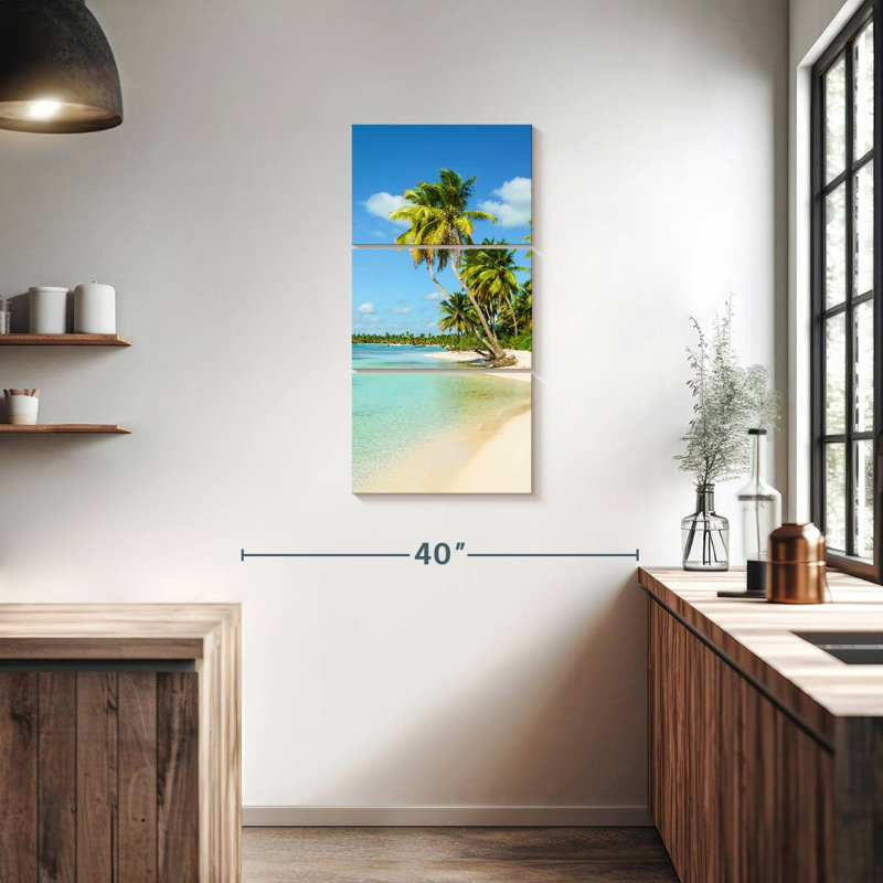 Dazzling Caribbean Azma, 38" H x 18" W